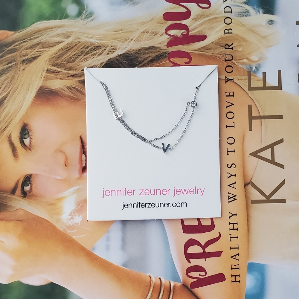 Jennifer Zeuner Emerson Love Lariat Necklace